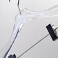 Acrylic Top Jacket Hanger With Clip Bar 43cm