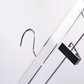 Acrylic Bottom Clip Hanger 35cm