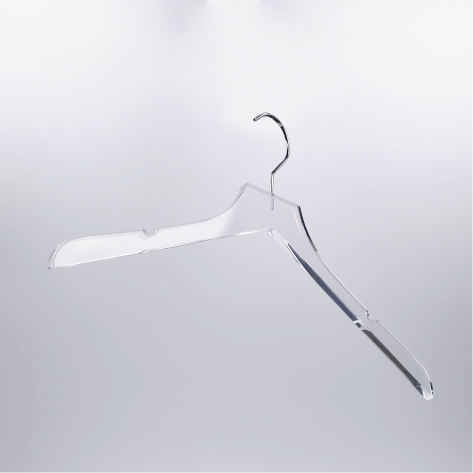 Acrylic Top Hanger With Notches 42cm