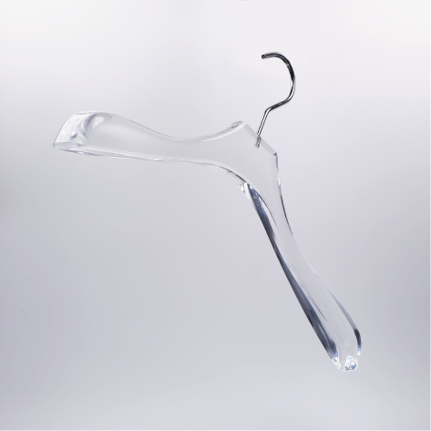 Acrylic Top Jacket Hanger 43cm
