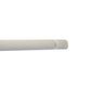 A White Wood Sustainable Thick Top Jacket Bridal Hanger with Hooks 39cm from Rustic Motifs, likely a close-up of the hanger or a similar material, with a clean, smooth surface. One end of the hanger is visible in the image, showing a slight crease. The setting evokes minimalistic elegance much like that of a sustainable hanger display against a plain white backdrop.